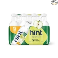 Hint Water Crisp Apple, Pure Water Infused with Crisp Apple, Zero Sugar, Zero Calories, Zero Sweeteners, Zero Preservatives, Zero Artificial Flavors, 16 Fl Oz (Pack of 12)