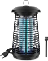 Bug Zapper Outdoor, Electric Mosquito Zapper,Fly Zapper,Odorless and Physical Mosquito Killer,Bug Zapper Indoor with Waterproof Non-Toxic,4000V Electric Fly Zapper for Backyard Patio Home