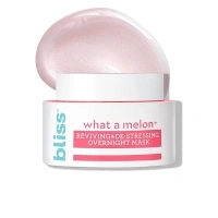 Bliss What a Melon Overnight Facial Mask - 1.7 Oz - Reviving & De-stressing Overnight Mask - Hydrates, Nourishes, and Softens - All Skin Types - Vegan & Cruelty-Free