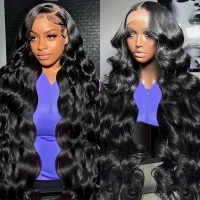 250 Density HD Lace Front Wigs Human Hair 13x6 Lace Front Wigs Human Hair Body Wave Lace Front Wigs Human Hair Wigs for Black Women Body Wave Wig 13x6 HD Lace Front Wigs Human Hair 26 inch Black Wig