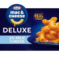 Kraft Deluxe Macaroni & Cheese Dinner with Sauce made from 2% Milk Cheese (14 oz Box)