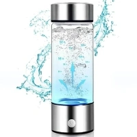 Hydrogen Water Bottle, Portable Hydrogen Water Ionizer Machine, Hydrogen Water Generator, Hydrogen Rich Water Glass Health Cup for Home Travel