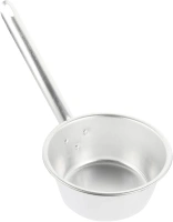 Outdoor Watering Ladle: Silver Water Ladle Spoon - Metal Water Dipper with Long Handle for Kitchen Bathroom Garden 14.93X7.47X3.14in Stainless