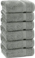 Chakir Turkish Linens | Hotel & Spa Quality 100% Cotton Premium Turkish Towels | Soft & Absorbent (6-Piece Hand Towels, Gray)