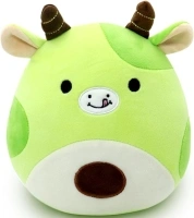 Avocado Cow Plush Toy Pillow Cute Stuffed Animal Soft Plushie Doll Gift for Kids Boys Girls Green 8 inch