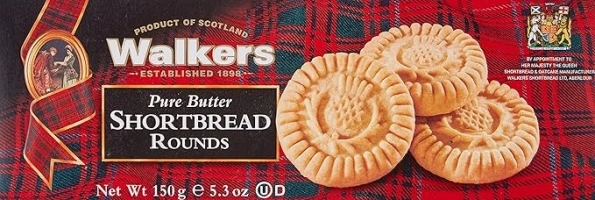 Walkers Pure Butter Shortbread, Rounds, 5.3 oz