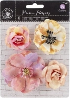 Prima Marketing Watercolor Mulberry Paper Flowers-Rose Quartz