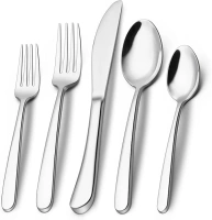 40-Piece Silverware Set, Heavy Duty Stainless Steel Flatware Set for 8, Food-Grade Tableware Cutlery Set, Utensil Sets for Home Restaurant, Mirror Finish, Dishwasher Safe