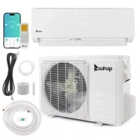 12,000 BTU19SEER Ductless Air Conditioner, Heat Pump Mini Split 230V W/kit, WiFi