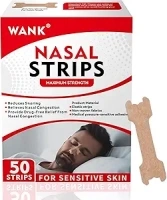 Nasal Strips for Snoring, Nasal Strips for Breathing, Extra Strength Nasal Strips Help Stop Snoring and Instant Nasal Congestion Relief (50 Strips)