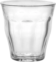 Duralex picardie, clear 25 cl tumbler, 8-3/8 ounce, set of 6