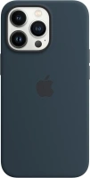 Apple iPhone 13 Pro Silicone Case with MagSafe – Abyss Blue