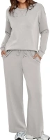 Simplee Lounge Sets for Women 2 Piece Sweat Pants Sets Sweatsuit Sweatshirt Sweatpants Tracksuit