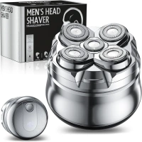 Electric Head Shavers for Bald Men: LED Display Razor Deep Cleaning Rechargeable Heads Shaver Waterproof Wet & Dry Shaving Device Powerful Scalp Hair Trimmer for Home & Daily Shower