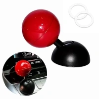 Metal Push Start Button Cover Lever - Car Engine Red Ball-Shaped Rocker Push Button Start Cover, Funny Car Push to Start Button Rocker for Automotive One-Push Start Decorative Accessories