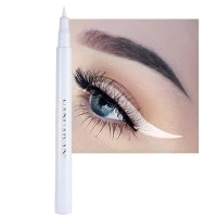 eyeliner pencil waterproof ink liner liquid pigmented smudge proof eye liner pen White