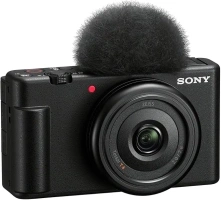 Sony ZV-1F Vlog Camera for Content Creators and Vloggers Black