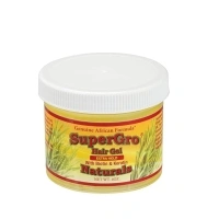 SuperGro Hair Gel with Extra Hold-For Breading, Locking, Twisting, Retwisting, Styling-Natural Hair Gel, Frizzy Hair-Hair Care Gel 4oz