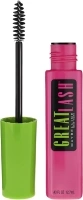 Maybelline Great Lash Washable Mascara Makeup, Volumizing Lash-Doubling Formula That Conditions As It Thickens, Very Black, 1 Count