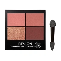 Revlon ColorStay Day to Night Eyeshadow Quad, Longwear Shadow Palette with Transitional Shades and Buttery Soft Feel, Crease & Smudge Proof, 560 Stylish, 0.16 oz