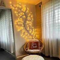 Enchanted Willow Vine Lights for Wall: 7.5FT led Twinkling Tree Branch Light for Room and Home Decor - Warm White Wall Tree Lights Lighted Garland Indoor for Halloween and Christmas Decorations