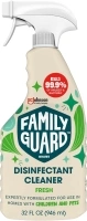 Family Guard Brand Disinfectant Spray Trigger & Multi Surface Cleaner, Antibacterial Spray, Expertly Formulated for Use In Homes with Children & Pets, Fresh Scent, 32 oz (Pack of 1)