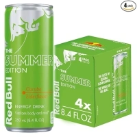 Red Bull Summer Edition Curuba Elderflower Energy Drink, 8.4 Fl Oz, 4 Cans