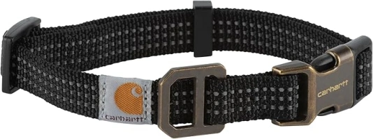 Carhartt Dog Collar Black/Brushed Brass Medium