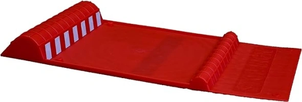 Maxsa 37359-RS Park Right 21" x 11" x 2" Parking Mat, Red