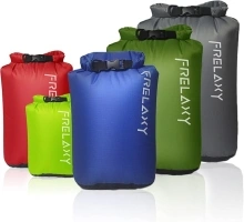 Frelaxy Dry Bag 3-Pack/5-Pack, Ultralight Dry Sack, Outdoor Bags Keep Gear Dry for Hiking, Backpacking, Kayaking, Camping, Swimming, Boating