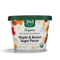 365 by Whole Foods Market, Organic Instant Oatmeal, Maple & Brown Sugar Pecan, 2.29 Ounce