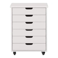 Craft 6 Drawer Cart - White