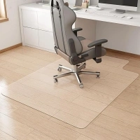 KMAT Office Chair Mat,Easy Glide Hard Wood Tile Floor Mats,Chair Mat for Hardwood Floor,Clear Desk Chair Mat for Home Office Rolling Chair,Heavy Duty Floor Protector -36"x48" with Lip