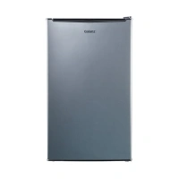 Galanz 3.3 Cu ft One Door Mini Fridge, Estar, Stainless Steel Look, New