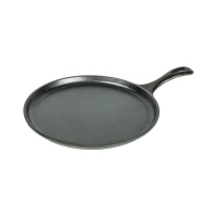 Lodge Cast Iron 10.5" Seasoned Round Griddle, L9OG3