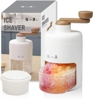 ZHANG XIAO QUAN SINCE 1628 Hand-cranked Shaver Ice and Snow Cone Machine, Manual Shaved Ice Machine Household Protable Small Slushie Machine - BPA Free