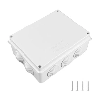 Waterproof Junction Box, Diivoo ABS Plastic Electrical Box Dustproof, Universal Predrilled Electrical Enclosure, IP65, 5.9 x 4.3 x 2.8 inch