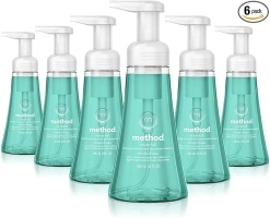 Method Foaming Hand Soap, Waterfall, Paraben and Phthalate Free, Biodegradable Formula, 10 fl oz (Pack of 6)