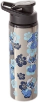 Silver Buffalo Disney Lilo and Stitch Double Walled Stainless Steel Water Bottle, 25 Ounces