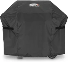 Weber Spirit and Spirit II 300 Series Premium Grill Cover, Heavy Duty and Waterproof, Fits Grill Widths Up To 50 Inches