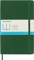 Moleskine Classic Notebook, Soft Cover, Large (5" x 8.25") Dotted, Myrtle Green, 192 Pages