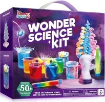 Klever Kits Wonder Science Kits- 50+ Experiments Educational Toys, STEM Activities with Growing Crystal Tree, Lab Science Toys, Gifts for Birthday Christmas for Kids Aged 6 7 8+