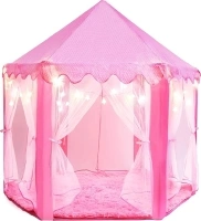 Princess Tent for Kids Tent - 55" X 53" with Led Star Lights | Princess Toys | Toddler Play Tent | Playhouse | Princess Castle