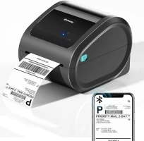 Bluetooth Thermal Label Printer 4x6 - D520BT Thermal Shipping Label Printer for Small Business, Wireless Label Printer for Shipping Packages, Compatible with USPS, Shopify, Amazon