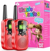 3-12 Year Old Girls&boys Gifts:Walkie Talkies for Kids Christmas Birthday Gifts for 3 4 5 6 7 8 9 Year Old Girls&boys Kids Walkie Talkie for Girls&boys,Stocking Stuffers for Kids Red