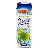 Iberia Coconut Water, 33.8 fl oz (1 liter) 100% Natural Coconut Water with No Additional Ingredients