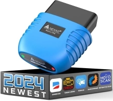 NEXAS NexLink OBD2 Scanner Bluetooth 5.0,Wireless Compatible with Third-Party Apps,Car & Motorcycle Universal Code Reader,Check Engine Fault OBDII Adapter Scan Tool for iOS, Android & Windows