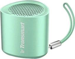 Tronsmart Nimo Portable Bluetooth Speaker, Super-Compact Design, Metal Craft, Mini Speaker with Lanyard, IPX7 Waterproof for Shower, Travel, 12 Hours Battery, Stereo Pairing, Hands-Free Call, Green