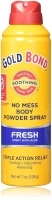 Gold Bond No Mess Spray Powder, Fresh Scent/Aloe, 3 Count