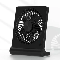 Desk Fan USB Powered with 3 Speeds Adjustable Strong Wind, Ultra Quiet Mini Personal Fan USB-C Corded Powered,220° Tilt Folding Plug In USB Fan